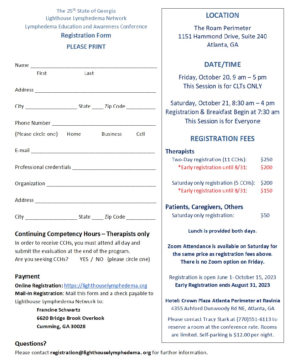 2023 Registration Flier F.3 Page 2 Pic